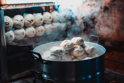 Close-up of food in container