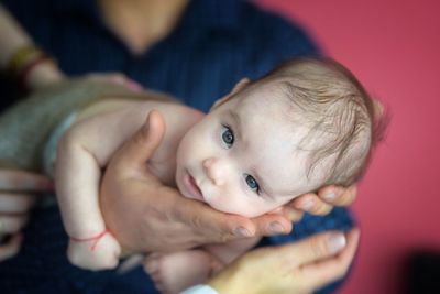 Portrait of cute baby