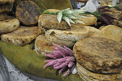 Close-up of food for sale at market