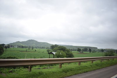 Scenic view of landscape against sky