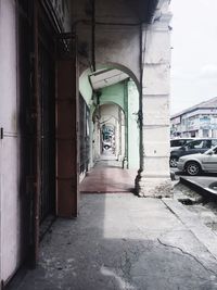 Corridor of building