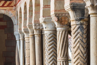 Low angle view of historical building