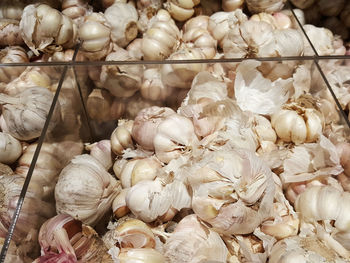 Full frame shot of vegetables for sale in market