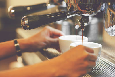 Close-up of coffee cup