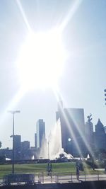 Buildings in city against sky