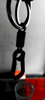 Close-up of coffee cup on table