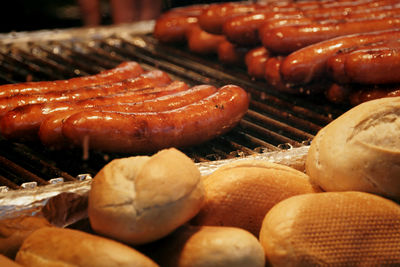 Close-up of preparing food