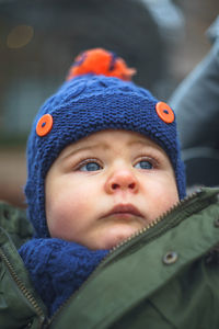 Close-up of cute boy