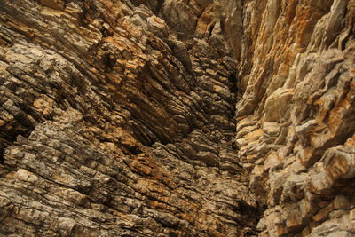 Full frame shot of rock formation