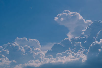 Low angle view of clouds in sky