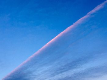 Low angle view of blue sky