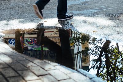 Low section of people