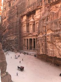 Petra, this rocky steadfast legacy  of nabataeans , miracle in desert .