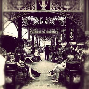 Man looking at camera