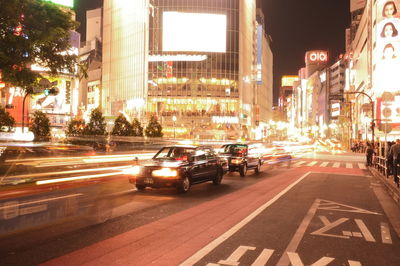 City street at night