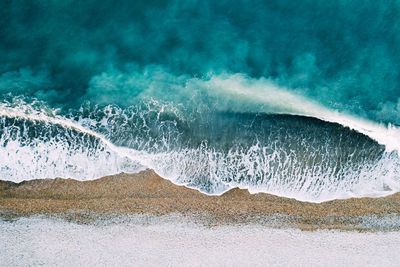 Aerial view of sea