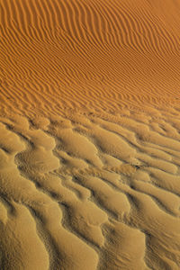 Full frame shot of sand dune