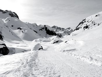 Snow covered landscape