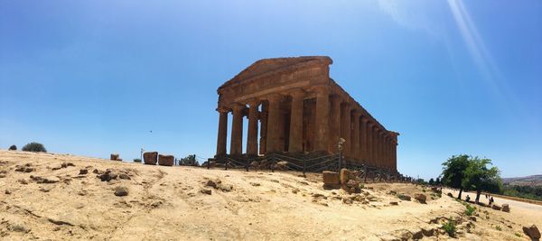 Valley of the temples low angle view