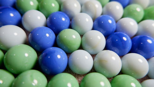 Full frame shot of multi colored balls