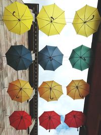 Yellow umbrellas