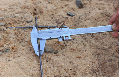 Verniercaliper for measuring size