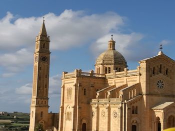 Low angle view of cathedral against sky