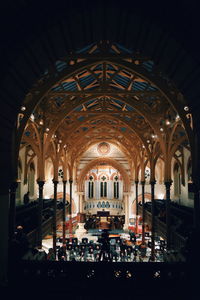 Interior of building