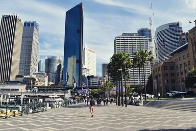 Modern buildings in city