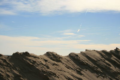 Rock formations against sky