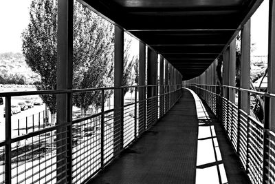 Low angle view of bridge against sky