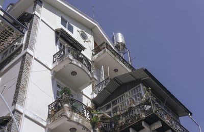 Low angle view of historic building against sky