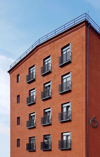 Low angle view of building against sky