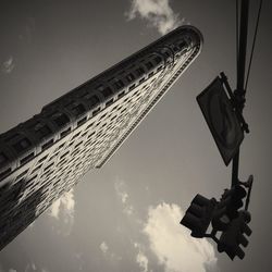 Low angle view of building against sky