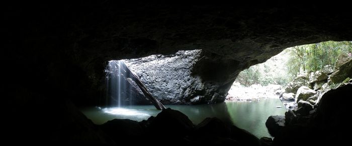 Low angle view of rocks