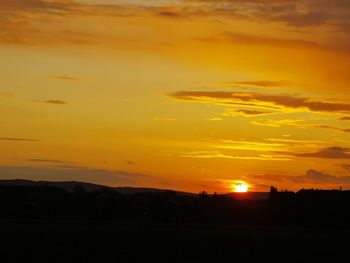 Scenic view of sunset