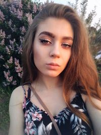 Portrait of young woman