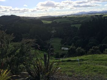 Scenic view of landscape against sky