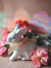 Close-up of stuffed toy on table