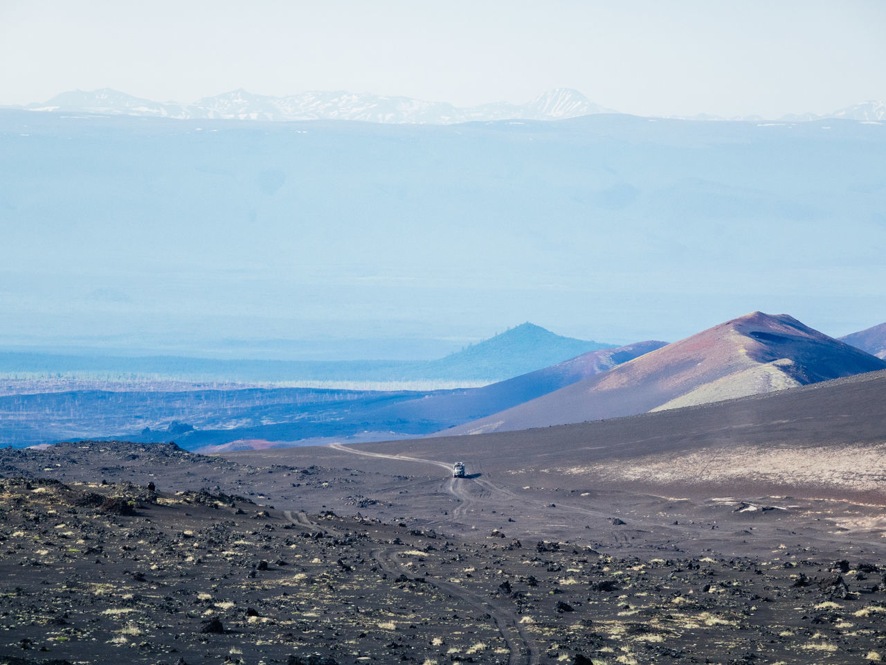 mountain, tranquil scene, beauty in nature, scenics, nature, tranquility, mountain range, landscape, non-urban scene, outdoors, remote, barren, day, no people, arid climate, physical geography, volcanic landscape, sky, desert, salt - mineral