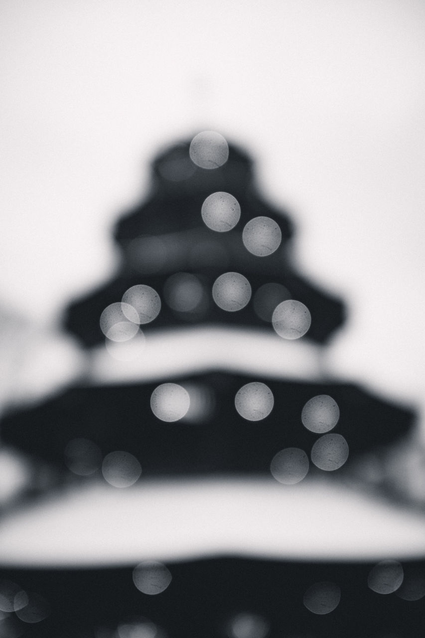 DEFOCUSED IMAGE OF LIGHTS