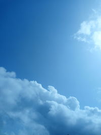 Low angle view of clouds in sky