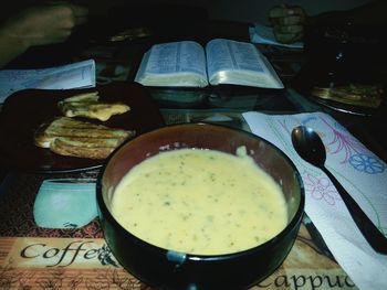 Close-up of food in bowl