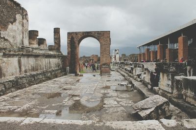 Old ruins against sky