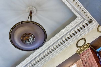 Low angle view of ceiling