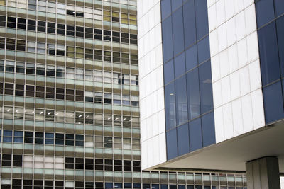 Low angle view of modern building