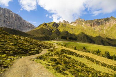 Scenic view of landscape against sky