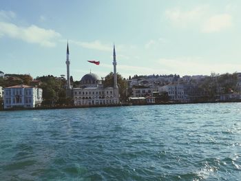 View of buildings at waterfront