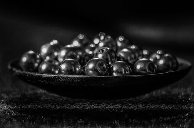 Close-up of bowl on table