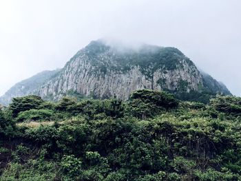 Scenic view of mountains